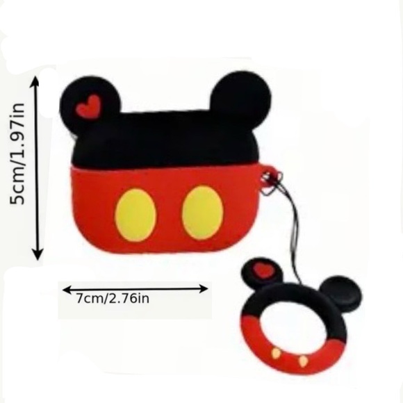 Earbuds Case, Disney, Mickey Mouse, NEW, Fits AirPods Perfectly 🎁 - Picture 5 of 7